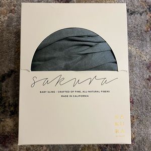 Sakura Bloom Linen Ring Sling